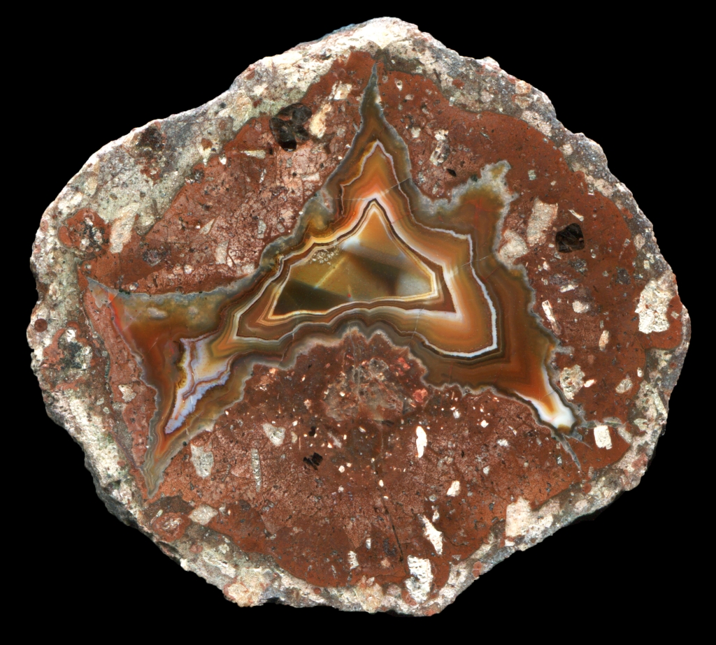 Felsenschlag Thunderegg with Solid Brown Agate